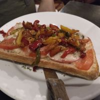 cheese tosta at Loukanikos in Madrid