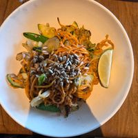 Glow noodles no protein at Flower Child in Indianapolis