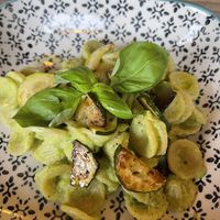 Orecchiette alla Nerano (Vegan)   at Trattoria Caputo by Rita in Scunthorpe
