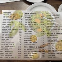 Menu 2, June 2026  at Meat Free Planet in Wolverhampton