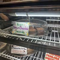 Vegan cheesecake brownie  at Grounds for Thought in Bowling Green