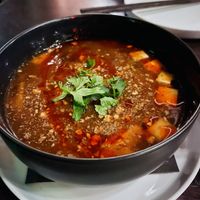 Hot and sour soup  at Pig and Tiger in Denver