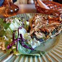 Quiche with spinach and sundried tomatoes at Bistro Las in Zakopane