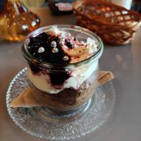 Chocolate mousse at Bistro Las in Zakopane