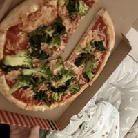 Pizza mit grünem Gemüse.  at Pizza bei mir in Walsrode