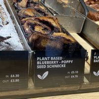 A few sweet options  at Zeit für Brot (The German Bakery) in London