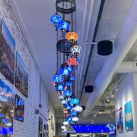 Turkish mosaic lighting   at Cappadocia Bistro in Burlington