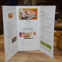 Menu at The Calabash of Culture in South East London