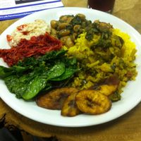 Butter bean curry at The Calabash of Culture in South East London