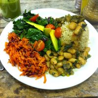 Butter bean curry  at The Calabash of Culture in South East London