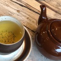 Moringa tea at The Calabash of Culture in South East London