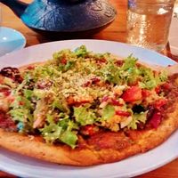 Peace Pizza, gluten-free! at Amazing Cafe in Pittsburgh