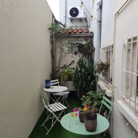Outside space at Pela Estrada Fora - Café Livraria in Aveiro