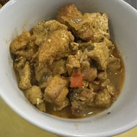 Pepper tofu  at Ital in Paradise in St Croix