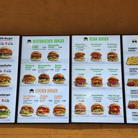 Menu.  at Kreuzburger in Berlin