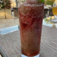Basil and berry ice drink   at Hilton Dead Sea Resort & Spa in Balqa Governorate