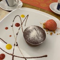 Lava cake at Gintilla in Cagliari
