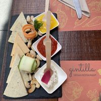 Vegan cheese platter   at Gintilla in Cagliari
