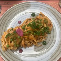 Tagliatelle con piselli   at Gintilla in Cagliari
