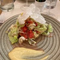 Chickpea hamburger  at Gintilla in Cagliari