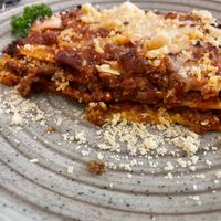 Lasagna at Gintilla in Cagliari