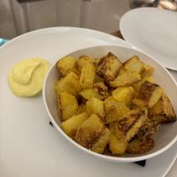 “Crispy” potatoes   at Gintilla in Cagliari