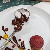 Lava cake at Gintilla in Cagliari