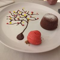 Chocolate lava Cake at Gintilla in Cagliari