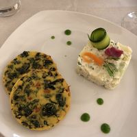 Chickpea omlette at Gintilla in Cagliari