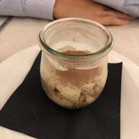 Raw coconut cashew tiramisu at Gintilla in Cagliari