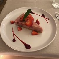 Strawberry Cheesecake  at Gintilla in Cagliari