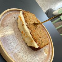 Carrot and lemon pie at Tiger & Chick - Coffee and Delights in Lisboa