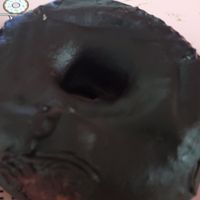 Vegan plain cake donut with chocolate frosting at Stan's Donuts & Coffee in Schererville