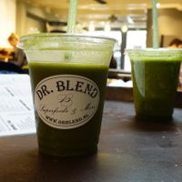 Delicious (but pricey) juices at Dr. Blend in Amsterdam