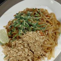 Pad thai with tofu (without egg) at Rikša - Curry & Wok in Ljubljana