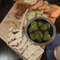 Vegan cheeze plate  at Adelleda in Portland