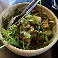 a wonderful smokey pear salad…  at Adelleda in Portland