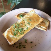 Confit garlic bread, yes please!   at Adelleda in Portland