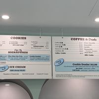 Menu  at Chip City in New York