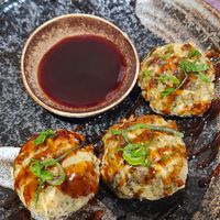 Vegan savory mochi at Yume | La via Zen del Ramen in Padua