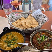Dhaal tadka, veg vindaloo, rice * roti at Indian Tadka Semaphore in Semaphore