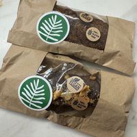 Bought a few things to take away (banana bread + billionaire bar) at PLANT SHACK Valencia in Valencia