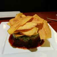 Starter: Guacamole with a Banana chips at Candle 79 in New York City