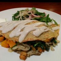 The mushrooms crepe at Candle 79 in New York City