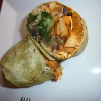 Spinach burrito at Candle 79 in New York City