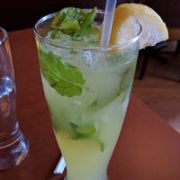 homemade ginger ale at Candle 79 in New York City