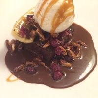 Mexican chocolate brownie at Candle 79 in New York City