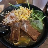 Lemongrass spicy ramen - so delicious and not incredibly spicy 🌶️   at Ramen Izakaya NoHo in Los Angeles