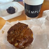 Pecan pumpkin muffinns  at Temple Coffee Roasters in Sacramento