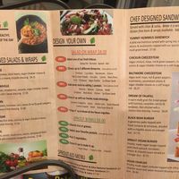 Menu at Sprout Vegan 2.0 in Baltimore